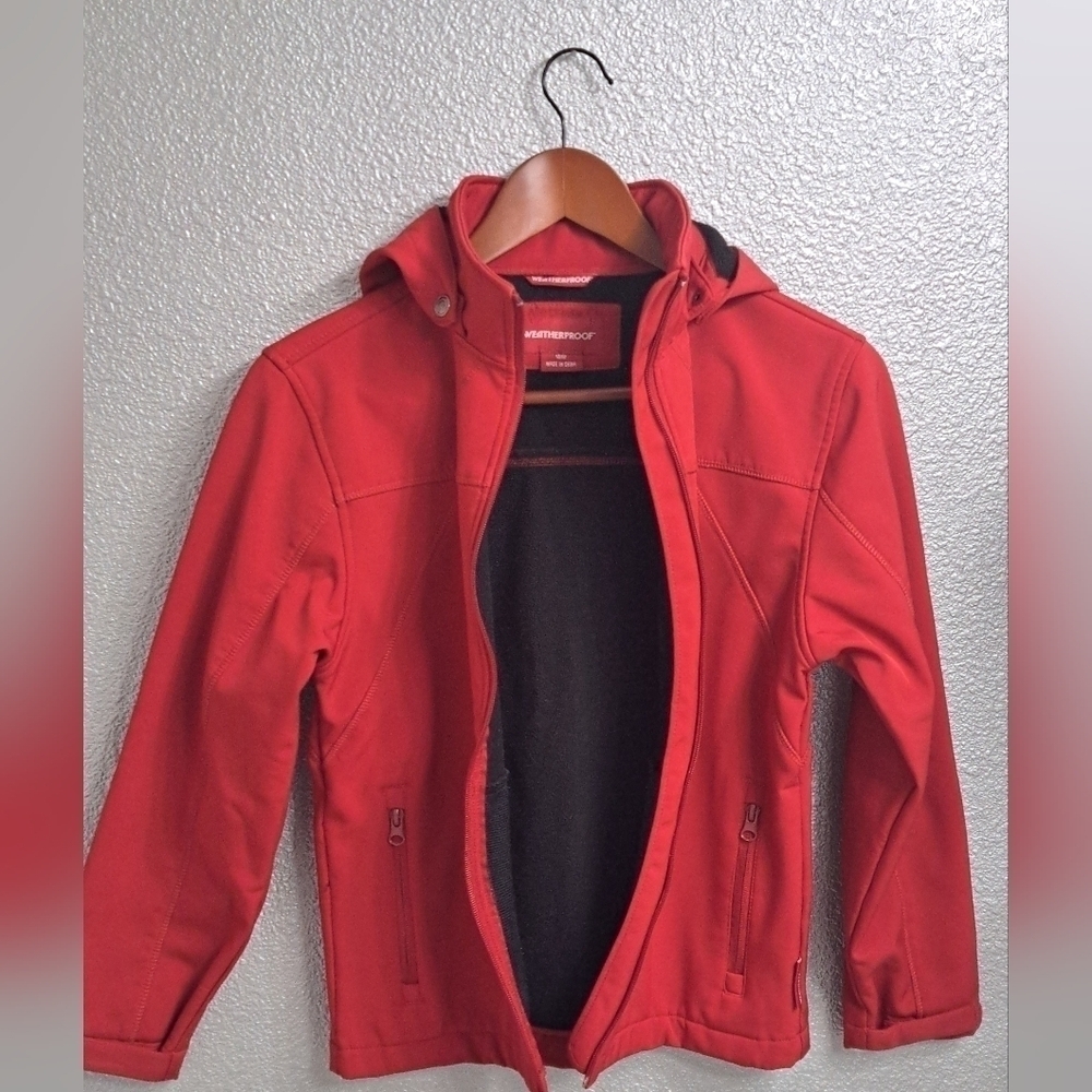 Weatherproof Girl's Soft Shell Jacket Size 10/12 - Picture 6 of 7